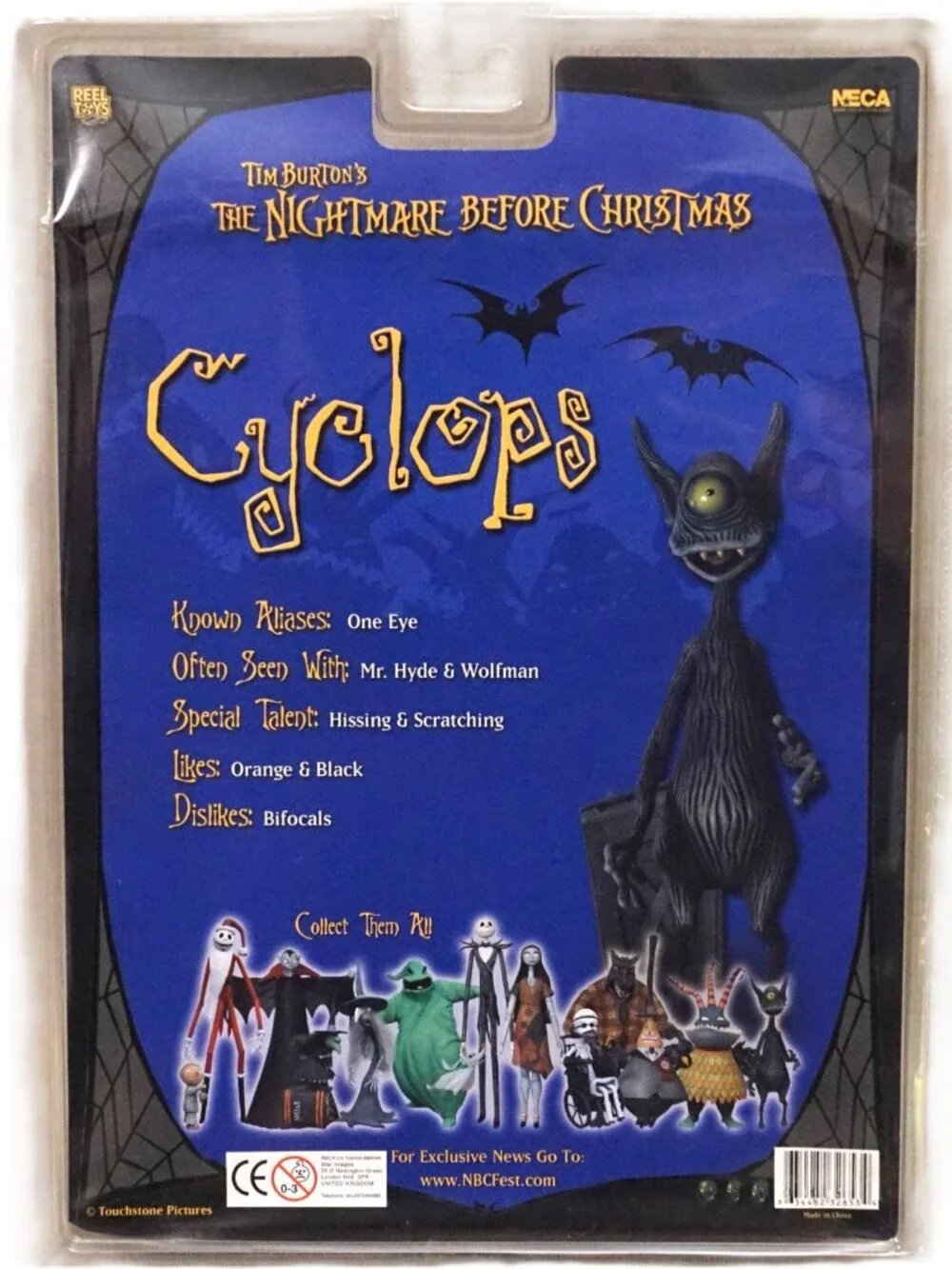The Nightmare Before Christmas “Cyclops” Series 3 NECA Reel Toys Figures
